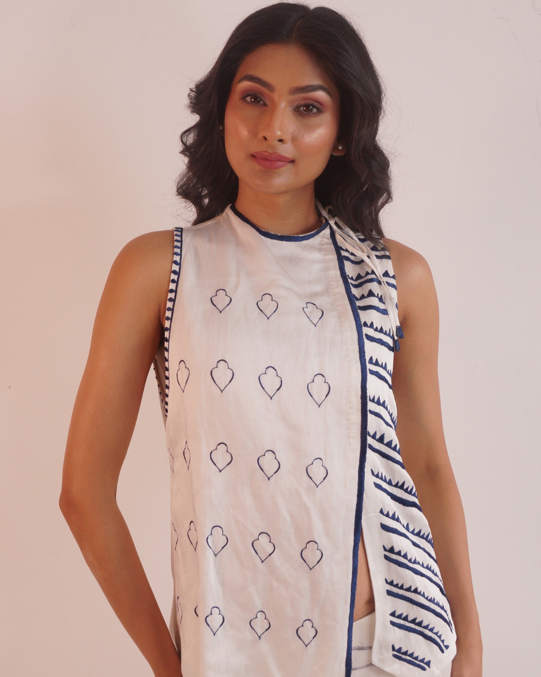 Hand Embroidered Tunic Top