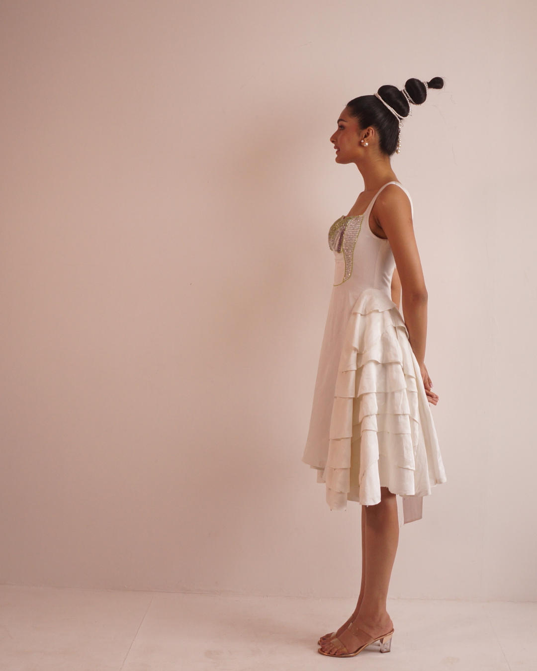 Dew Drops of Sapa Embellished Dress