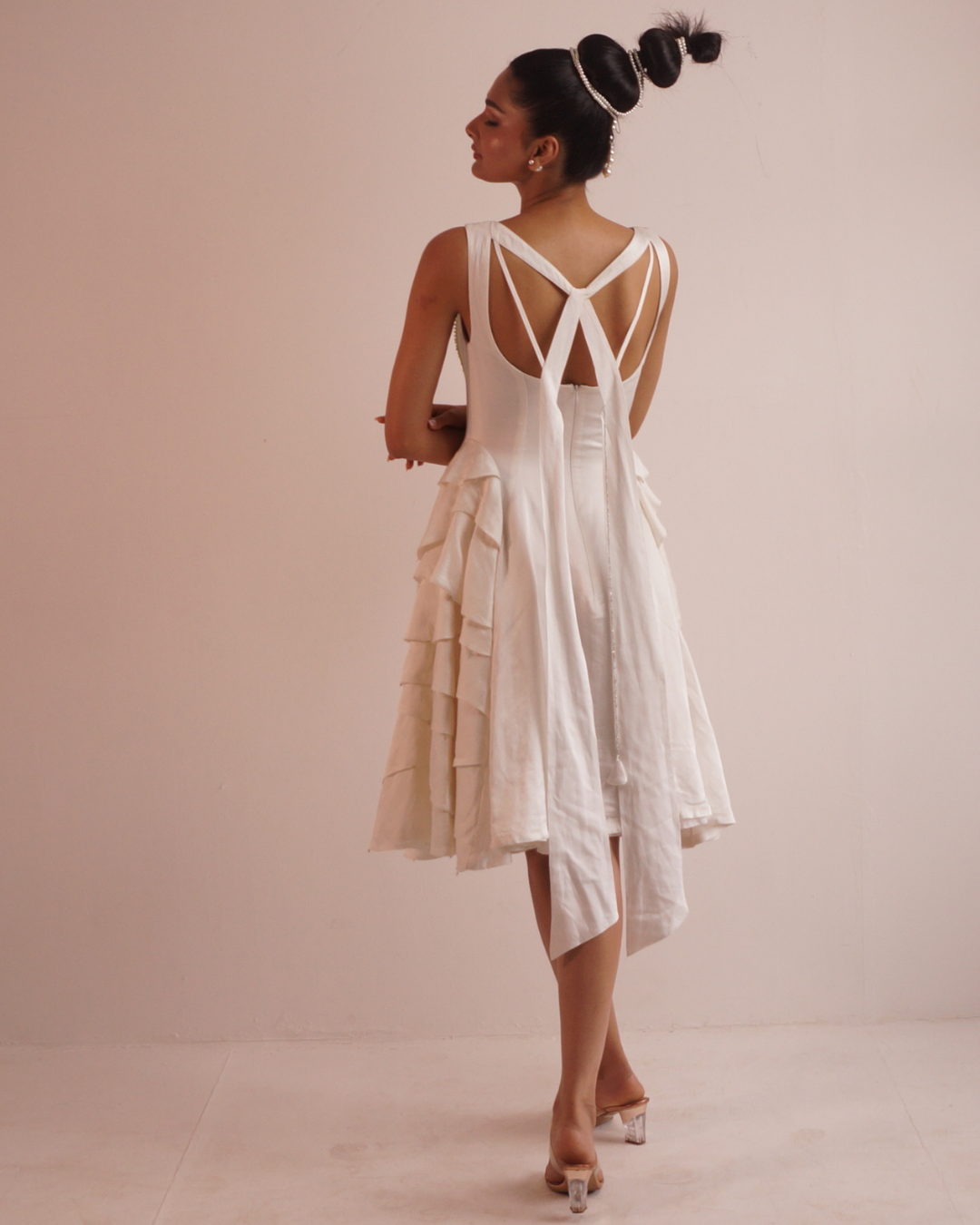 Dew Drops of Sapa Embellished Dress