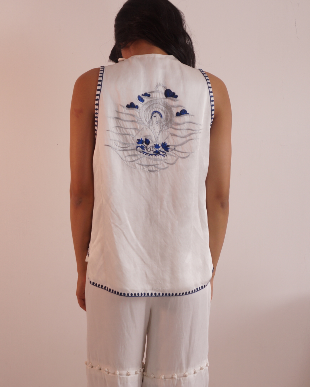 Hand Embroidered Tunic Top