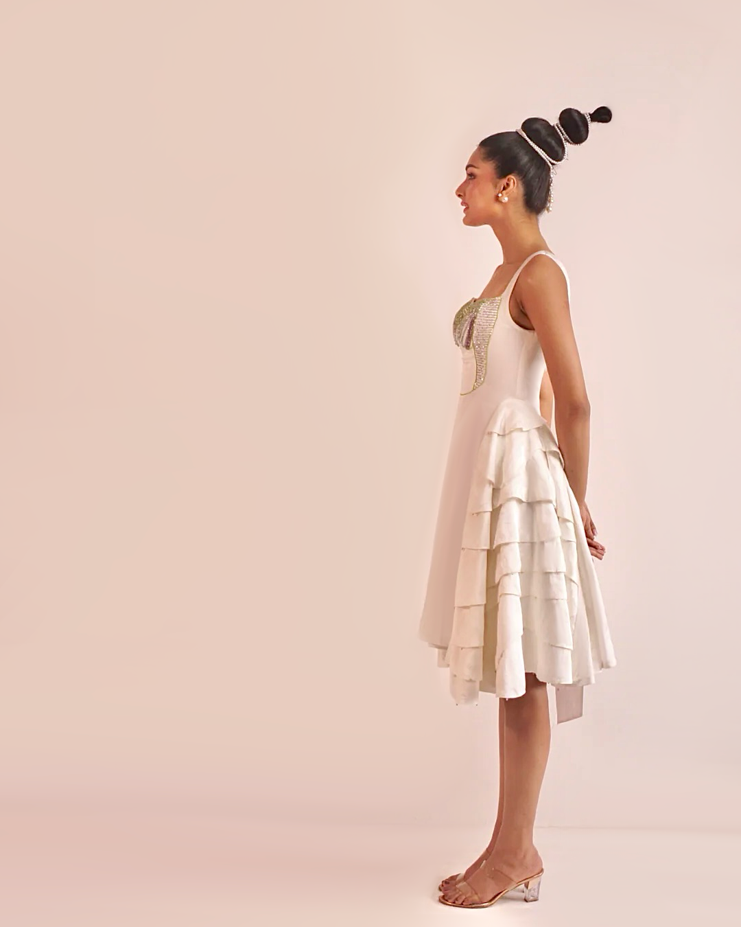 Dew Drops of Sapa Embellished Dress