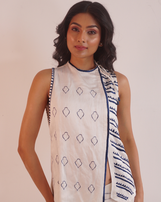 Hand Embroidered Tunic Top