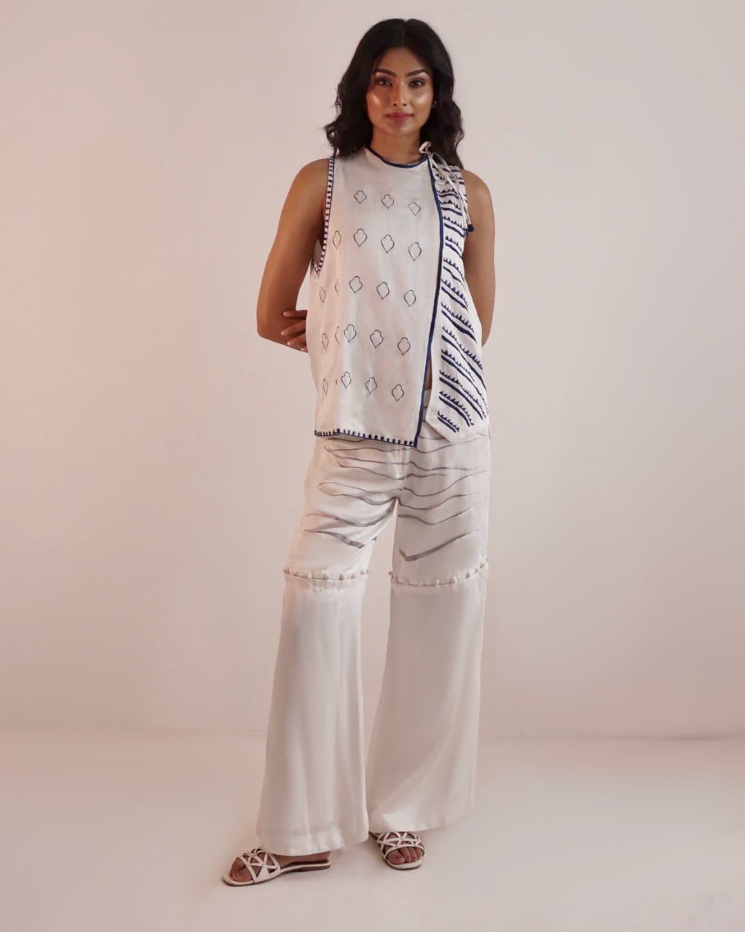 Hand Embroidered Tunic Top