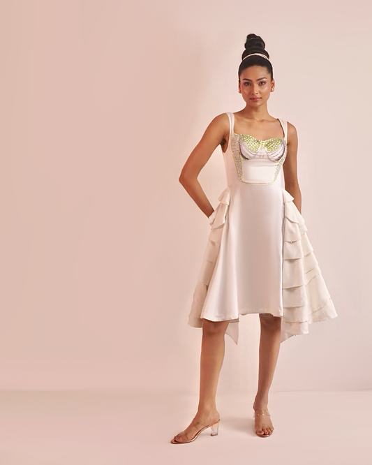 Dew Drops of Sapa Embellished Dress