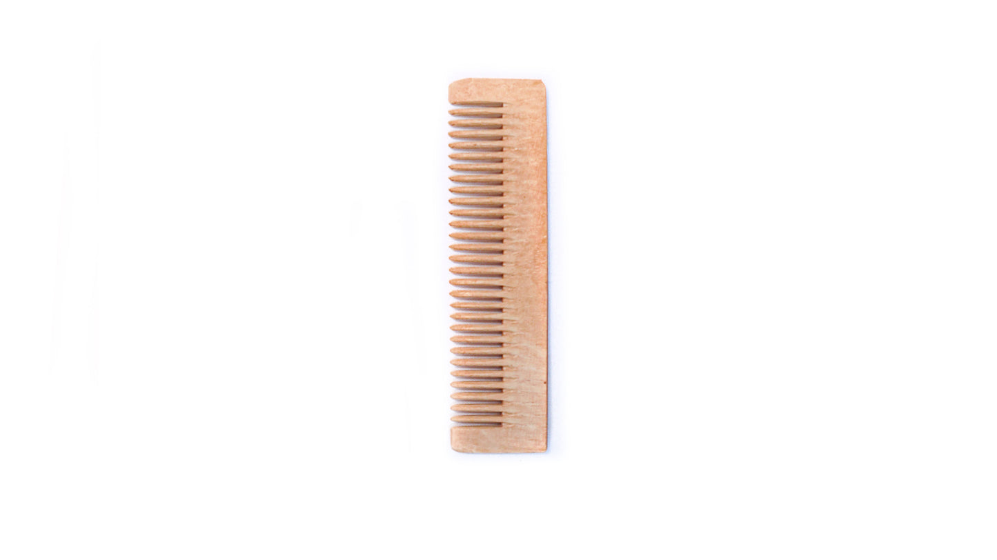 Handmade Straight pocket Comb (Pack of 4)